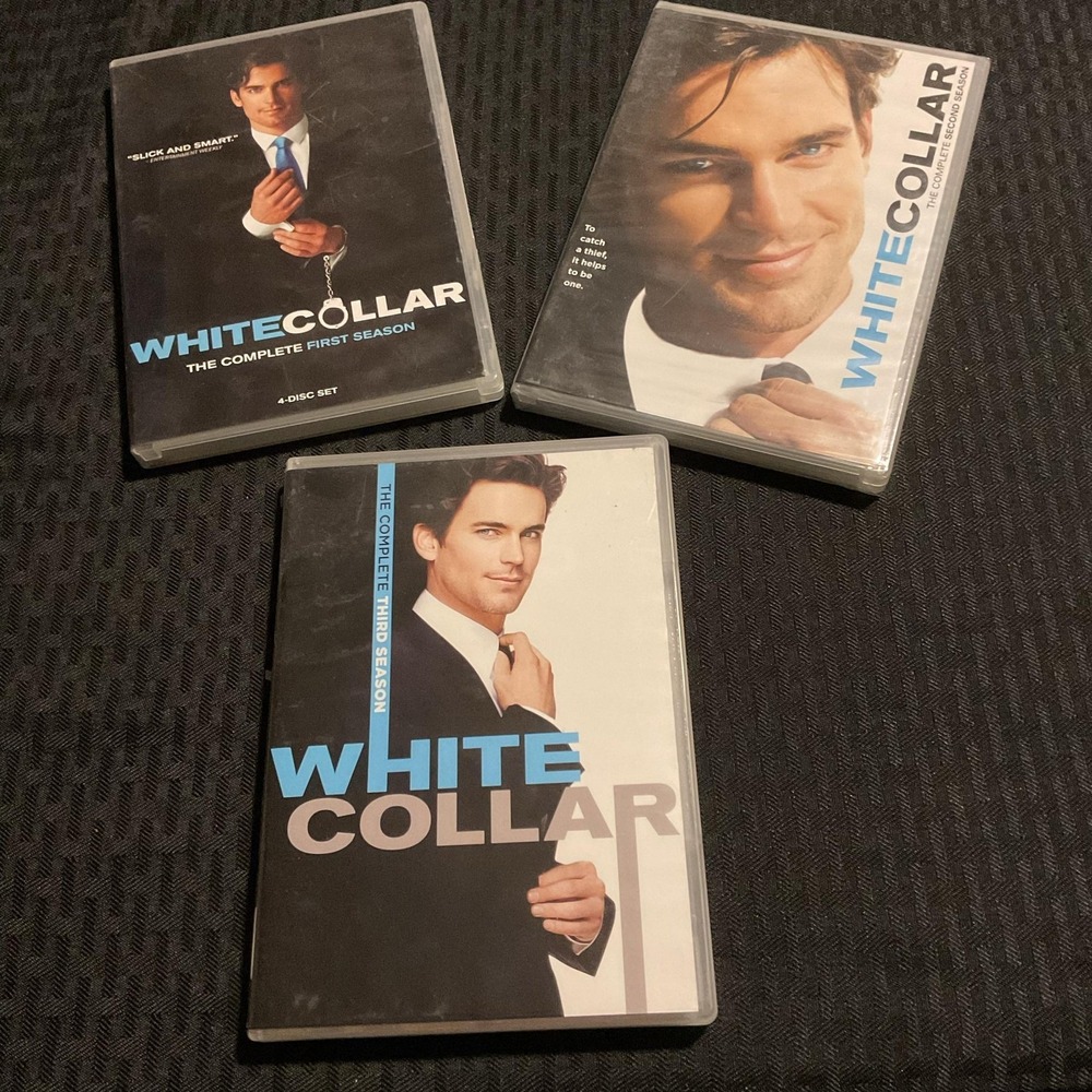 White Collar Seasons 1 2 3 DVD Set TV Crime Drama 20th Century Fox Widescreen